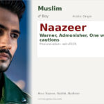 Naazeer Name Meaning and Details