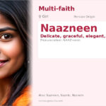 Naazneen Name Meaning and Details