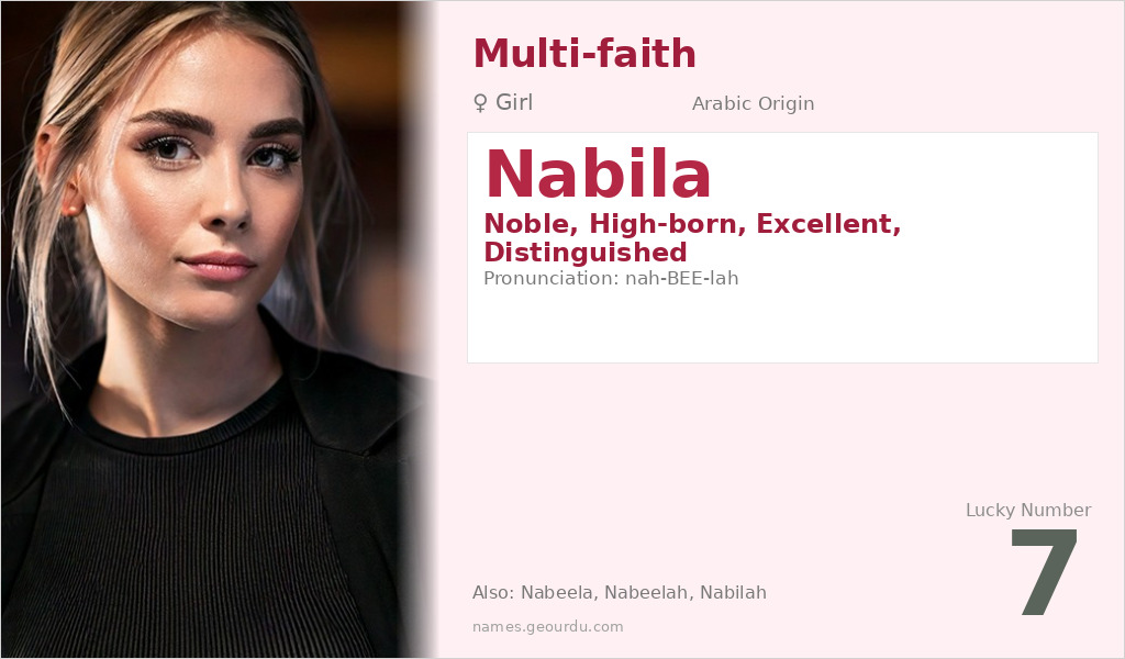 Nabila Name Meaning and Details