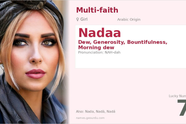 Nadaa Name Meaning — Arabic Origin, Girl Name & Cultural Significance (2025)