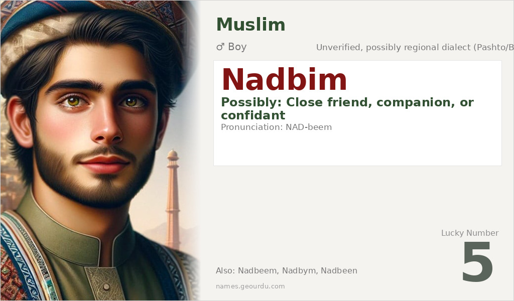 Nadbim Name Meaning and Details