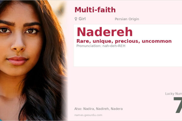 Nadereh Name Meaning — Persian Origin, Girl Name & Details (2025)