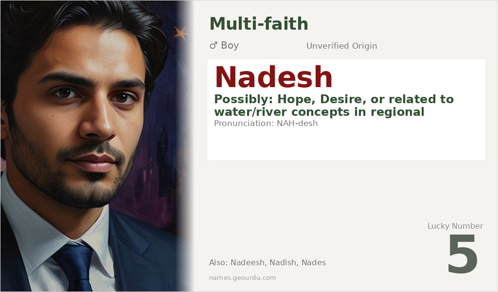 Nadesh Name Meaning and Details