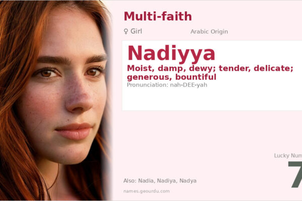 Nadiyya Name Meaning — Arabic Origin, Girl Name & Details (2025)