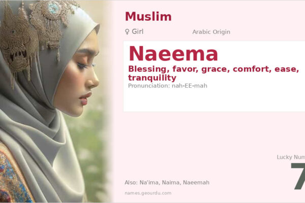 Naeema Name Meaning — Arabic Origin, Girl Name & Details (2025)