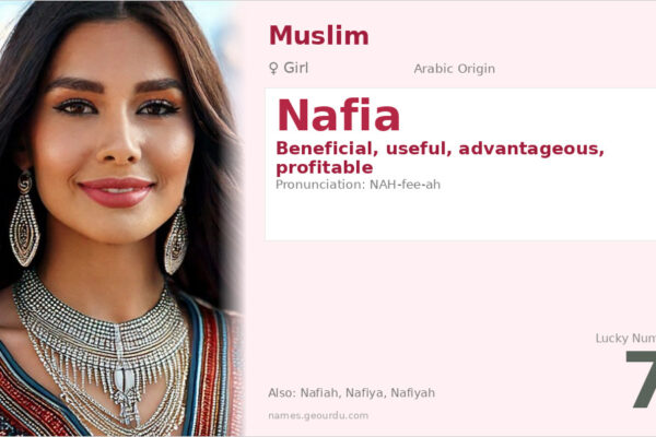 Nafia Name Meaning — Arabic Origin, Girl Name & Details (2025)