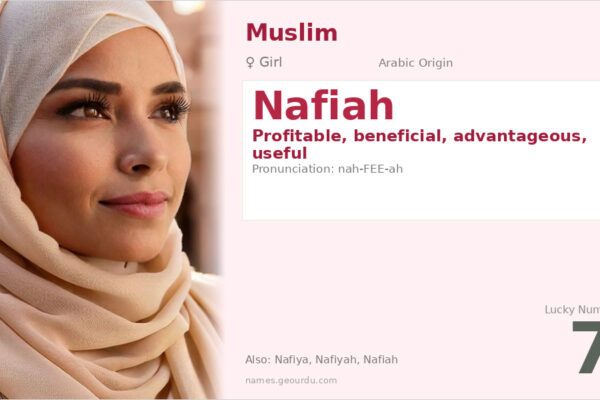 Nafiah Name Meaning — Arabic Origin, Girl Name & Details (2025)