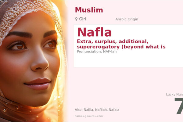 Nafla Name Meaning — Arabic Origin, Girl Name & Details (2025)