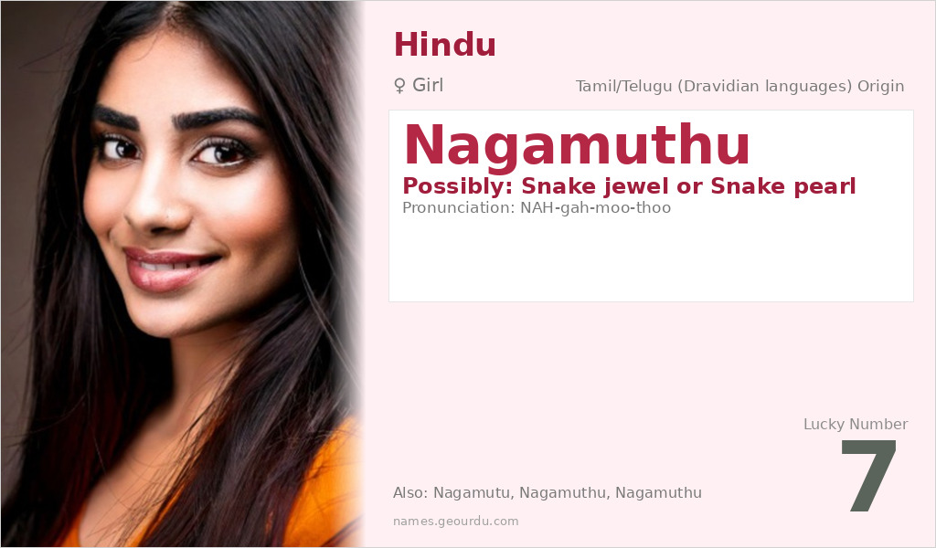 Nagamuthu Name Meaning and Details