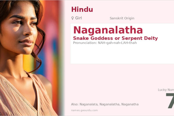 Naganalatha Meaning — Sanskrit Origin, Hindu Girl Name & Details (2025)