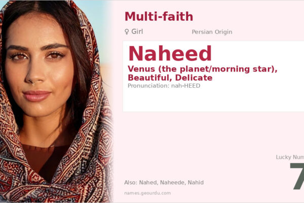 Naheed Name Meaning — Persian Origin, Girl Name & Cultural Significance (2025)