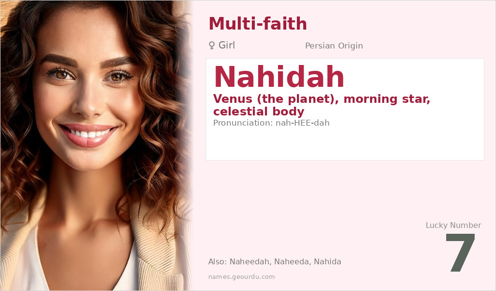 Nahidah Name Meaning and Details