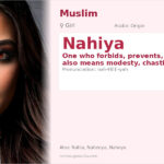 Nahiya Name Meaning and Details