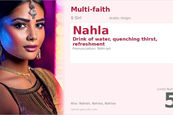 Nahla Name Meaning — Origin, Gender & Details (2025)