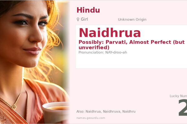 Naidhrua Name Meaning — Origin, Gender & Details (2025)