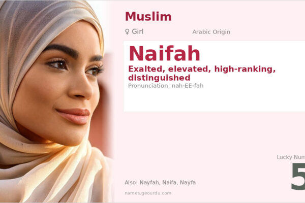 Naifah Name Meaning — Arabic Origin, Girl Name & Details (2025)