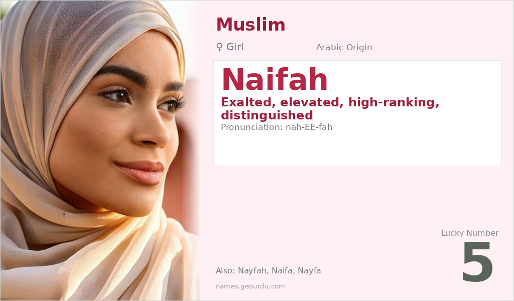 Naifah Name Meaning and Details