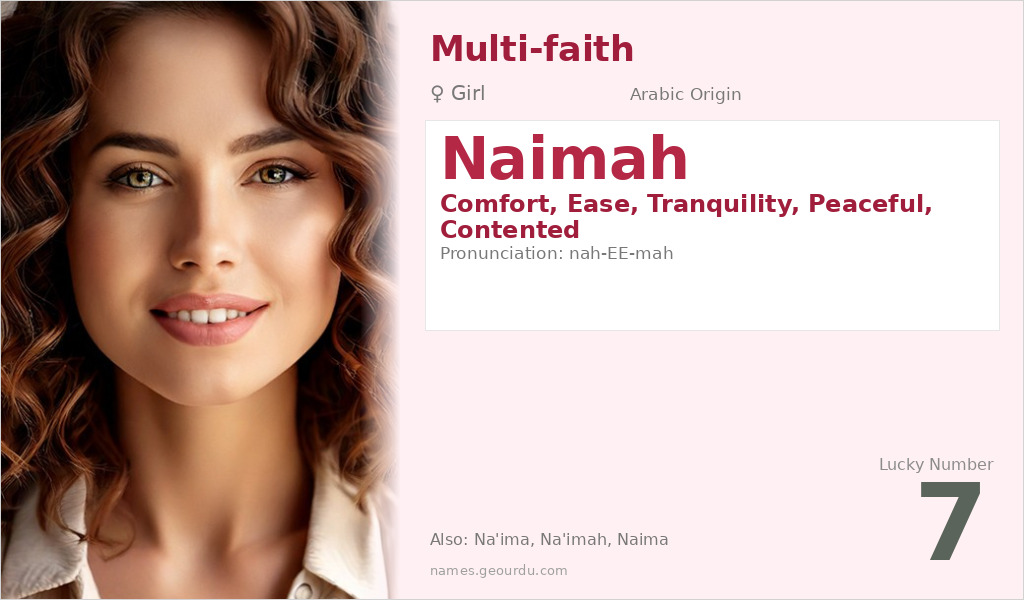 Naimah Name Meaning and Details