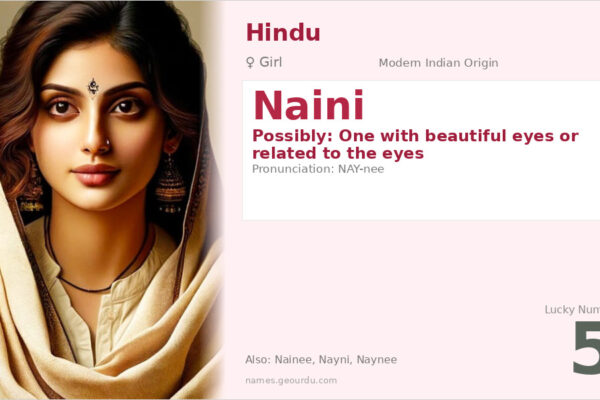 Naini Name Meaning — Origin, Gender & Details (2025)