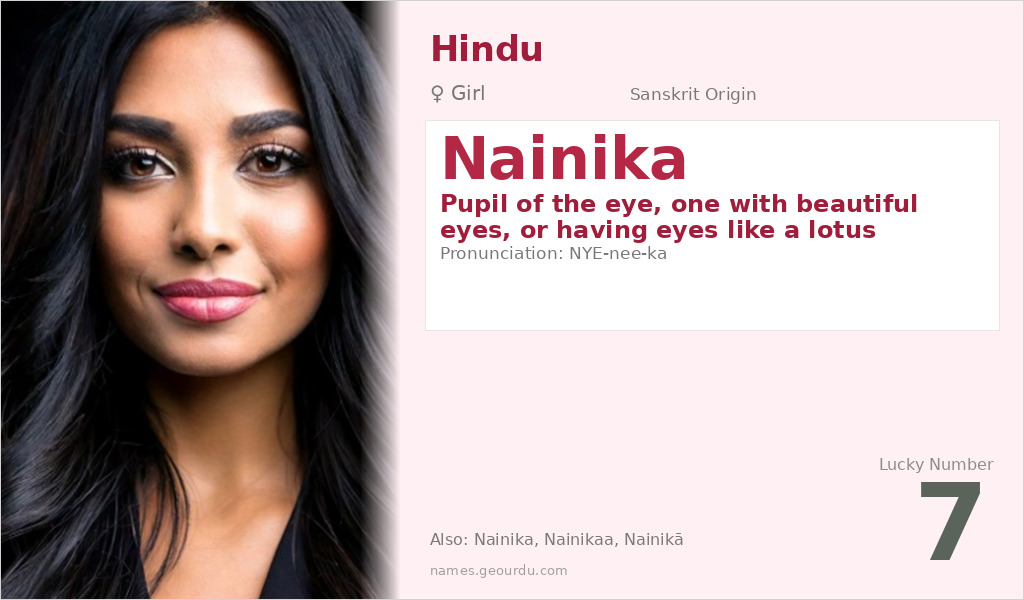 Nainika Name Meaning and Details