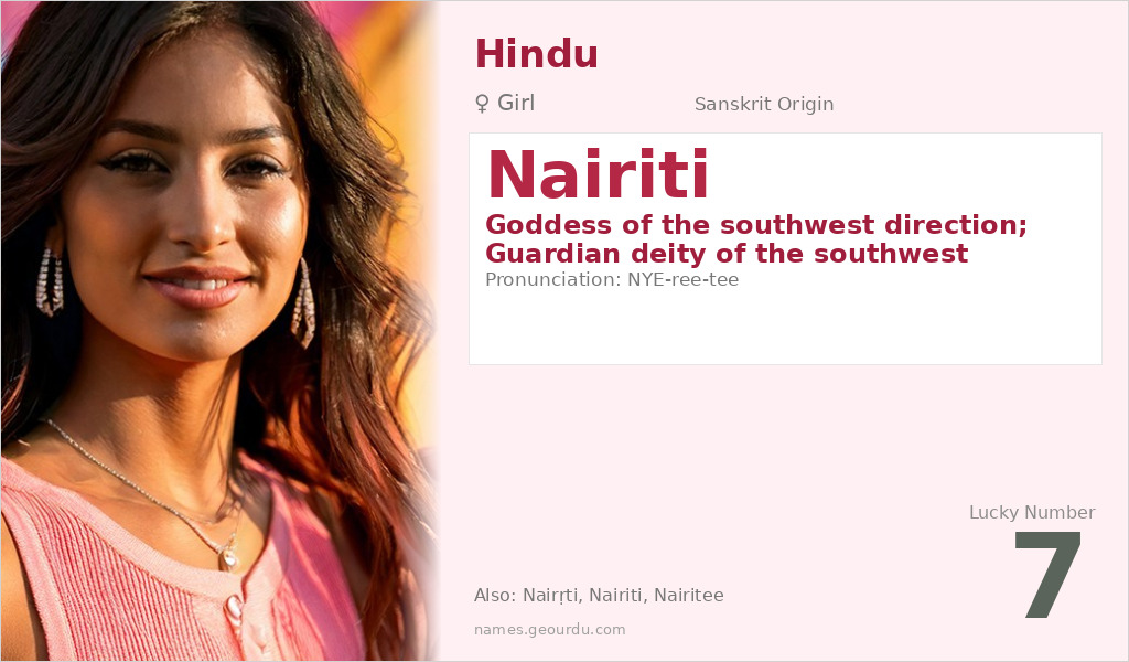 Nairiti Name Meaning and Details