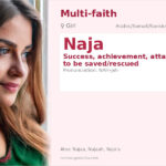 Naja Name Meaning and Details