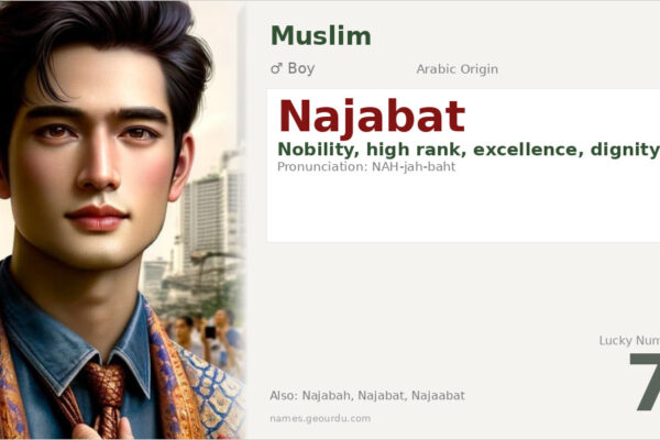 Najabat Name Meaning — Arabic Origin, Boy & Details (2025)