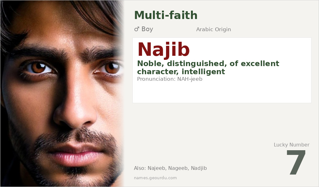 Najib Name Meaning and Details
