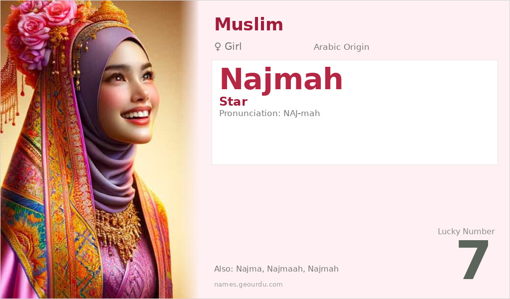 Najmah Name Meaning and Details