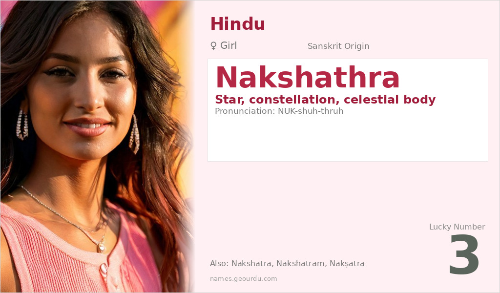 Nakshathra Name Meaning and Details