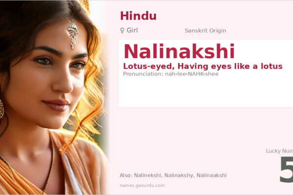 Nalinakshi Meaning — Lotus-Eyed Sanskrit Name for Girls (2025)