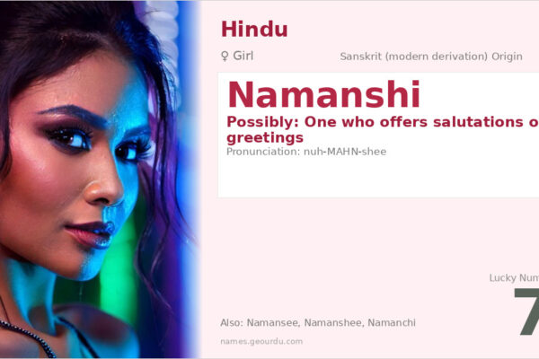Namanshi Name Meaning — Origin, Gender & Details (2025)