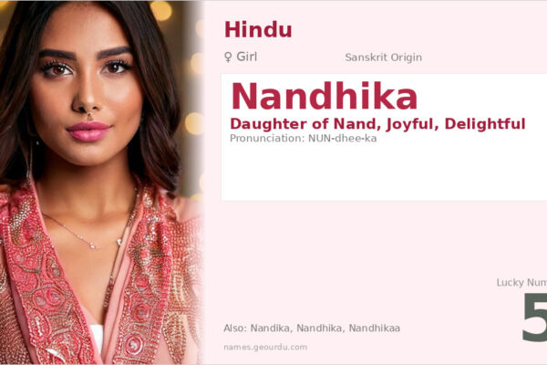 Nandhika Name Meaning — Sanskrit Origin, Girl Name & Details (2025)