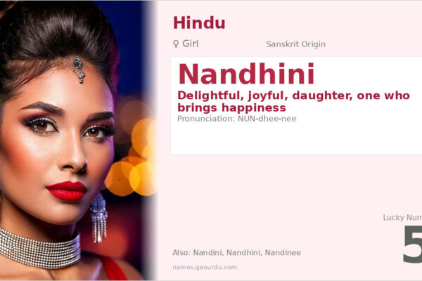 Nandhini Name Meaning — Sanskrit Origin, Girl Hindu Name & Details (2025)