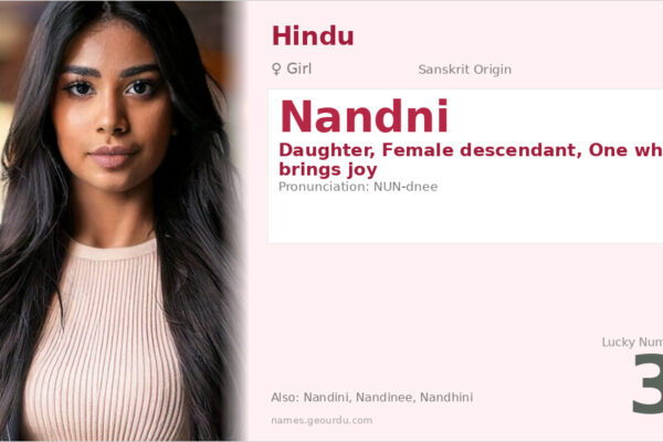 Nandni Name Meaning — Sanskrit Origin, Girl Name & Details (2025)