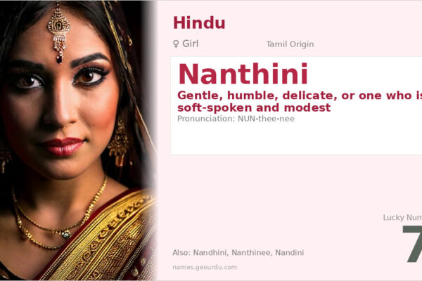 Nanthini Name Meaning — Tamil Origin, Girl Name & Details (2025)
