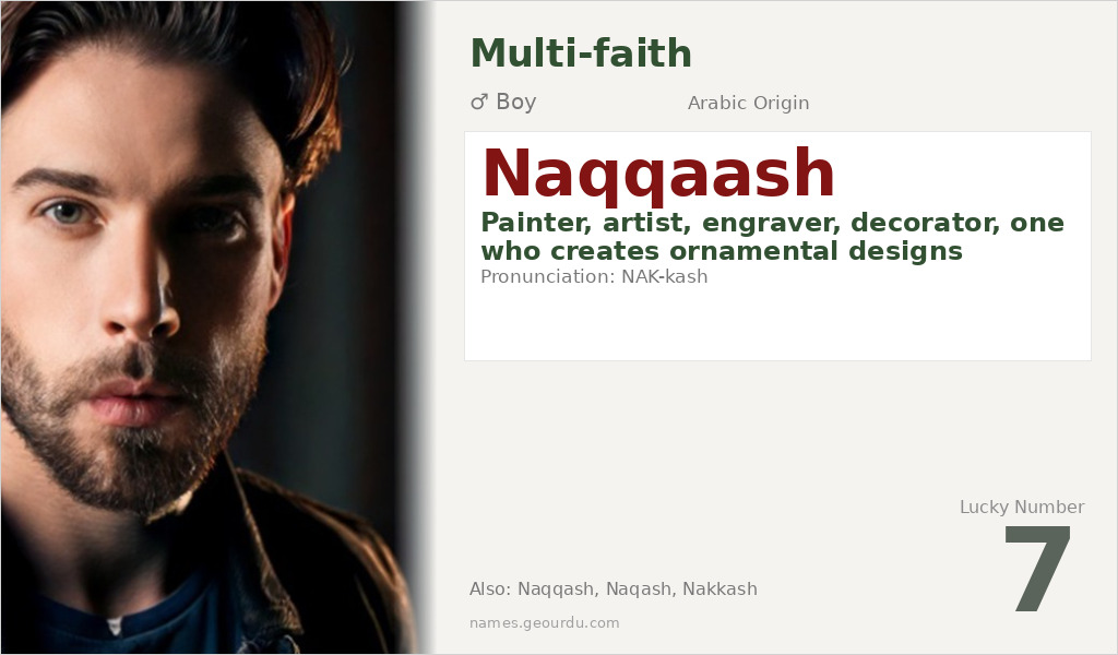 Naqqaash Name Meaning and Details
