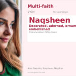 Naqsheen Name Meaning and Details