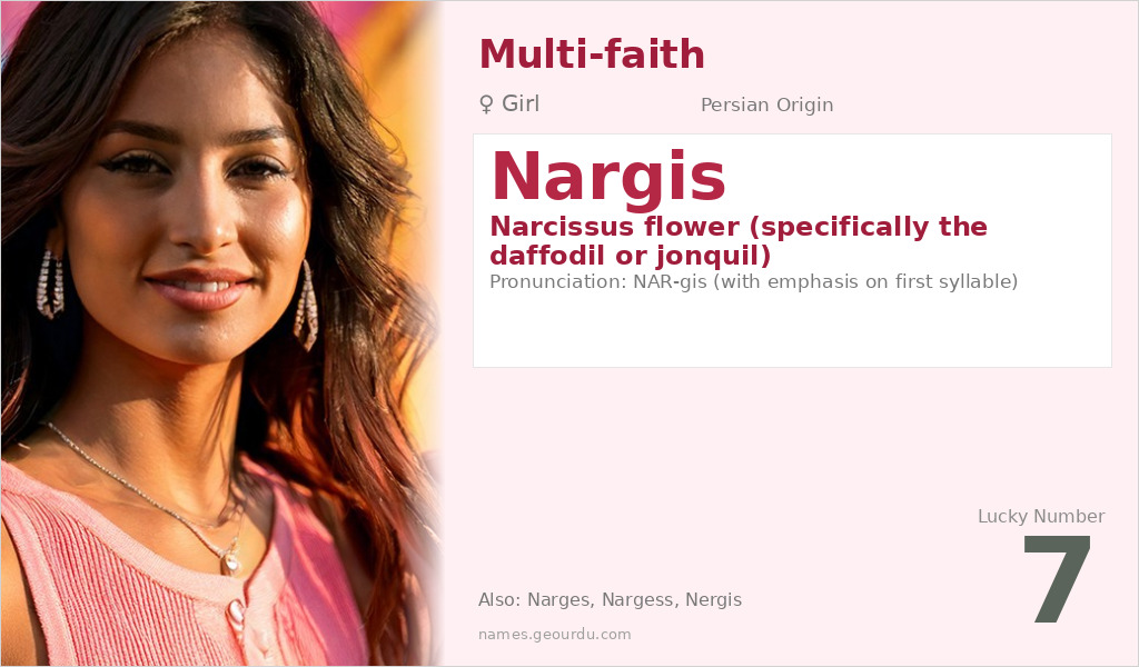 Nargis Name Meaning and Details
