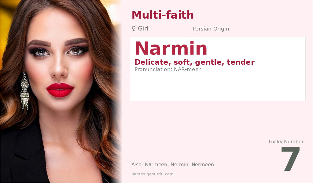 Narmin Name Meaning and Details