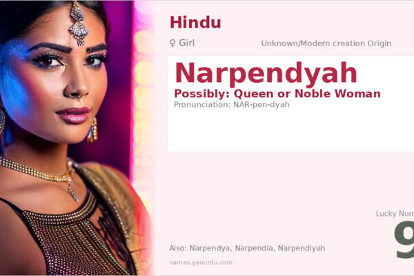 Narpendyah Meaning — Origin, Gender & Details (2025)