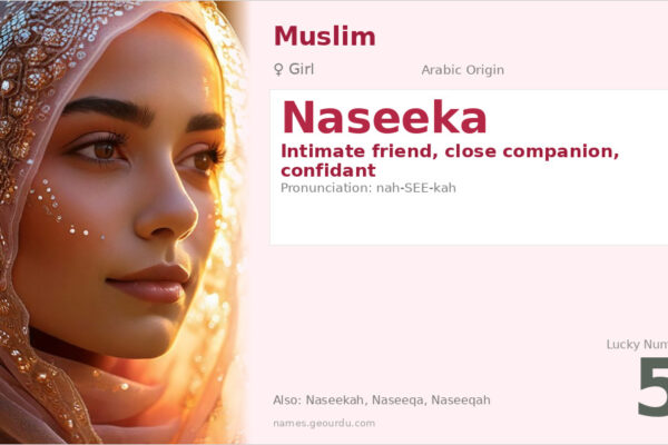 Naseeka Name Meaning — Arabic Origin, Girl & Details (2025)
