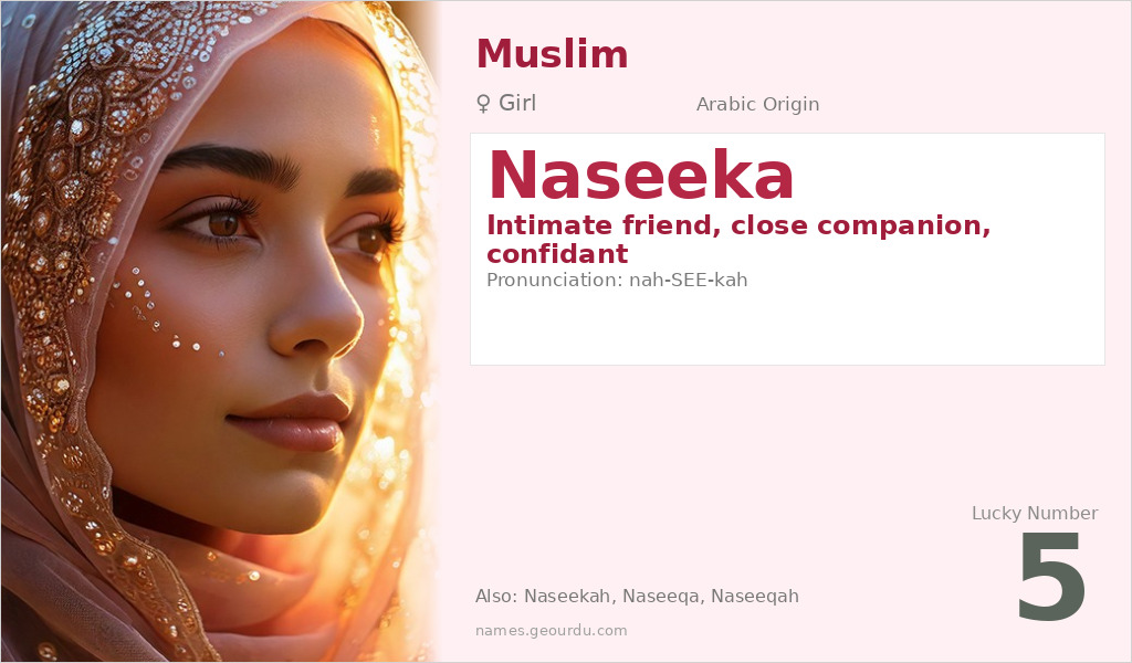 Naseeka Name Meaning and Details