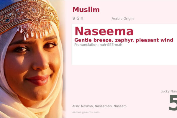 Naseema Name Meaning — Arabic Origin, Girl Name & Details (2025)