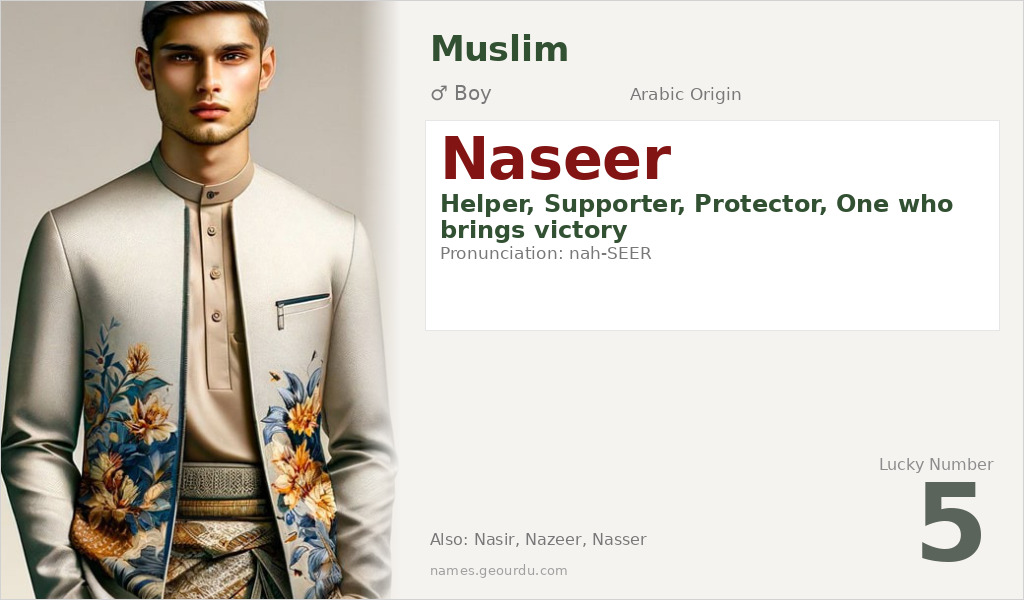 Naseer Name Meaning and Details