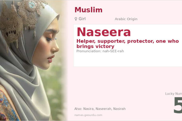 Naseera Name Meaning — Arabic Origin, Girl Name & Details (2025)