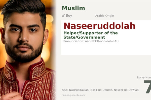 Naseeruddolah Meaning — Arabic Origin, Boy Name & Details (2025)