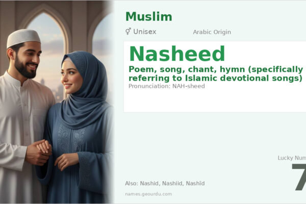 Nasheed Name Meaning — Arabic Origin, Gender & Details (2025)