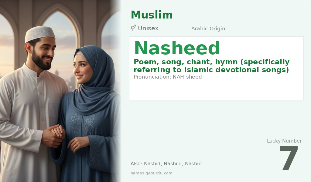 Nasheed Name Meaning and Details