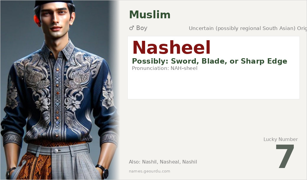 Nasheel Name Meaning and Details